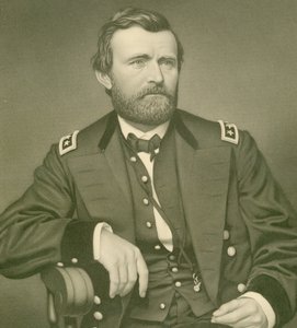 Kenraali Ulysses S. Grant (rajattu) tekijältä Samuel Sartain