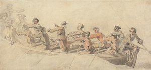 Laivan vene tekijältä Samuel Scott