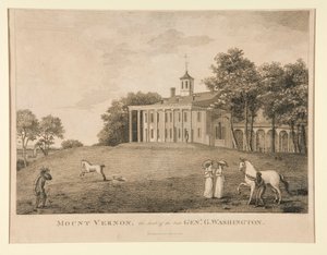 Mount Vernon, Myöhäisen sukupolven istuin. Washington tekijältä Samuel Seymour