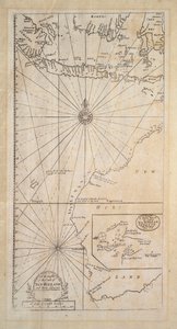 Uuden-Hollannin rannikon ja siihen rajoittuvien osien luonnos. tekijältä Samuel Thornton
