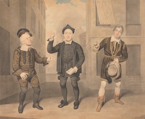 Kohtaus näytelmästä - Kolme näyttelijää tekijältä Samuel de Wilde