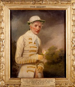 William Farren Lord Oglebynä elokuvassa Clandestine Marriage. tekijältä Samuel de Wilde