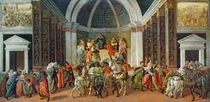 Virginian tarina, n. 1500 (tempera paneelissa) tekijältä Sandro Botticelli