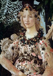 Kevät. Yksityiskohta (tempera paneelissa tekijältä Sandro Botticelli