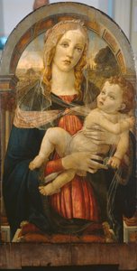 Neitsyt ja lapsi tekijältä Sandro (after) Botticelli