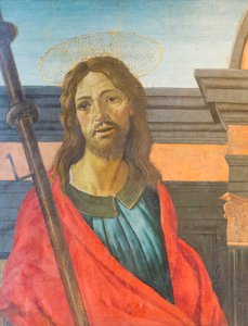 Saint James major tekijältä Sandro (and workshop) Botticelli