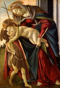 Madonna ja lapsi sekä Johannes-lapsi n.1490 (tempera).