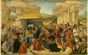 Anbetung der Könige tekijältä Sandro Botticelli