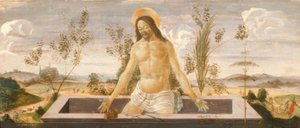 Christus im Grabe tekijältä Sandro Botticelli
