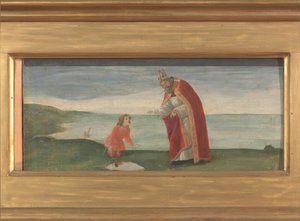 Pyhä Augustinus ja poika rannalla tekijältä Sandro Botticelli