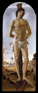 Pyhä Sebastian tekijältä Sandro Botticelli