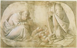 Pyhä perhe tekijältä Sandro Botticelli