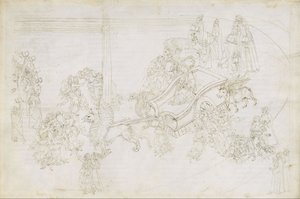 Piirroksia Danten ”Jumalaisesta komediasta” (Purgatorio 31) tekijältä Sandro Botticelli