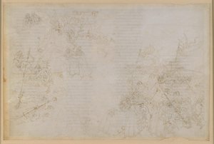 La Divina Commedia, Inferno XXI. Vergilius ja Dante helvetin kahdeksannessa piirissä (Malebolge), 5. bolgia: Julkisten virkojen väärinkäyttäjien rangaistus; Paholaisten johdattama matka tekijältä Sandro Botticelli