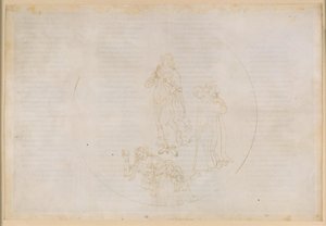 La Divina Commedia, Paradiso XVIII. Viides planeettakerros (Marsin taivas): Cacciaguida nimeää uskon puolesta taistelleet autuaat – siirtyminen Jupiterin kerrokseen tekijältä Sandro Botticelli