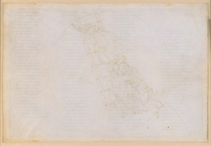 La Divina Commedia, Paradiso XXII. Seitsemäs planeettakerros (Saturnuksen taivas): Pyhän Benediktin kertomus; nousu Jaakobin tikkaita pitkin kiinteiden tähtien taivaalle tekijältä Sandro Botticelli