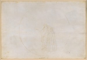 La Divina Commedia, Paradiso XX. Kuudes planeettakerros (Jupiterin taivas): Kotka nimeää liekit, jotka muodostavat sen silmän, ja niiden alla olevat kaksi pakanaa, minkä seurauksena Danten epäilykset vahvistuvat ja lopulta hälvenevät tekijältä Sandro Botticelli