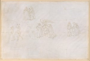 La Divina Commedia, Purgatorio XVII. Nousu Purgatorion neljänteen kehään: Vergilius selittää Dantelle Purgatorion tekijältä Sandro Botticelli