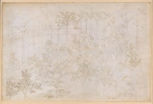 La Divina Commedia, Purgatorio XXXIII. Maallinen paratiisi: Beatrice hyveiden piirissä; lähtö; Danten kylpy Eunoe-joessa tekijältä Sandro Botticelli
