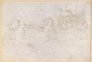 La Divina Commedia, Purgatorio X. Purgatorion ensimmäinen kehä: Marmorireliefit; ylpeiden katumus tekijältä Sandro Botticelli