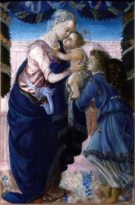 Madonna ja lapsi enkelin kanssa tekijältä Sandro Botticelli