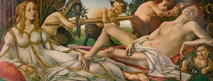 Mars ja Venus, c1485, 1911 tekijältä Sandro Botticelli