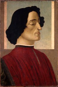 Giuliano de Medicin muotokuva 14531478, noin 1475 tekijältä Sandro Botticelli