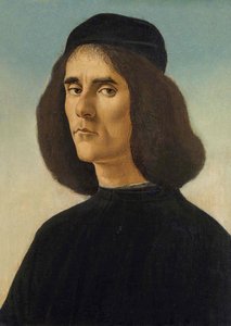 Michael Tarchaniota Marulluksen muotokuva, n. 1500 tekijältä Sandro Botticelli