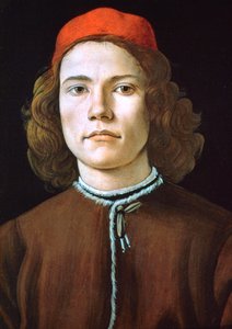 Nuoren miehen muotokuva, c1480-1485 tekijältä Sandro Botticelli