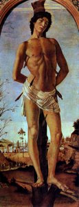 Pyhä Sebastian tekijältä Sandro Botticelli
