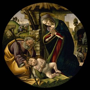 Kristuksenlapsen palvonta tekijältä Sandro Botticelli
