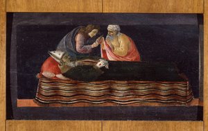 Pyhän Ignatiuksen sydämen poisto Pyhän Barnabaan alttaritaulusta tekijältä Sandro Botticelli