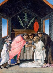 Pyhän Hieromuksen viimeinen ehtoollinen, vuodelta 1495 tekijältä Sandro Botticelli