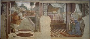 Verkündigung von S.Martino tekijältä Sandro Botticelli