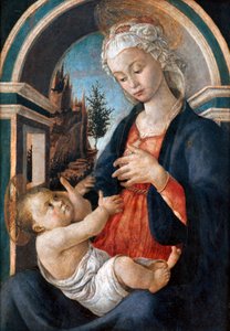 Neitsyt ja lapsi, c1444-1510 tekijältä Sandro Botticelli
