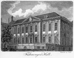 Fishmongers Hall, Lontoon kaupunki, 1811.