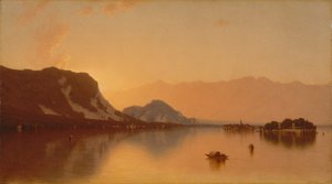 Isola Bella Maggiore-järvellä, 1871.