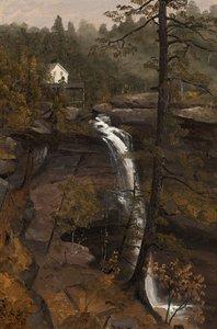 Kauterskill Falls tekijältä Sanford Robinson Gifford