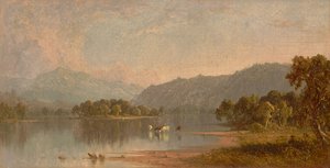 Mount Washington Sacojoelta 1858 (Öljy kankaalle) tekijältä Sanford Robinson Gifford