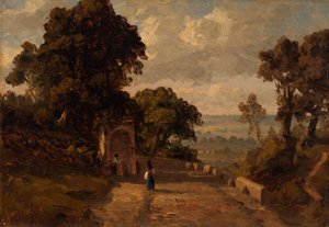 Lähellä Ariccia, Italia tekijältä Sanford Robinson Gifford