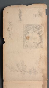 Luonnoslehti, sivu 01: Omakuvia ja Vignittes-kuvauksia. tekijältä Sanford Robinson Gifford