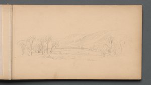 Skizzenbuch, Seite 06: "Gorham" (Maine) tekijältä Sanford Robinson Gifford