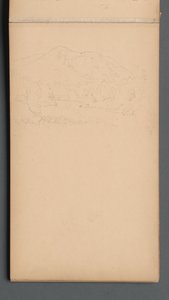 Skizzenbuch, Seite 08: Carter Mountain (?) tekijältä Sanford Robinson Gifford