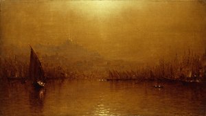 Kultainen sarvi, tekijältä Sanford Robinson Gifford