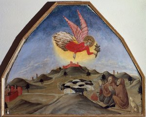Sano di Pietro (1406-1481) ilmoitus paimenille