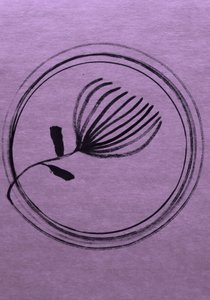 Minimalistinen violetti kukkaympyrä tekijältä Santhosh ch
