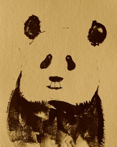 Minimalistinen pandakarhu tekijältä Santhosh ch