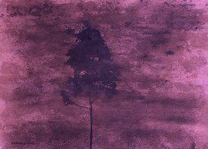 Yksinäinen violetti puu tekijältä Santhosh ch