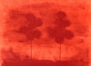 Lämpimänpunaiset siluetit tekijältä Santhosh ch