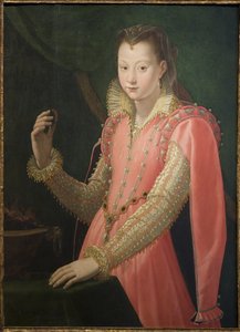 Nuoren naisen muotokuva hahmona Portia Catonis